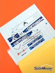 1/43 TAMEO BMSダラーラ189 完成品 Tameo Kits DK097: Marking / livery 1/43 scale - BMS Dallara